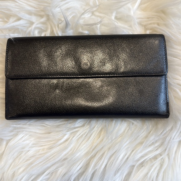🖤🖤🔥Chanel CC Button Black Leather Wallet 07 - Picture 4 of 11